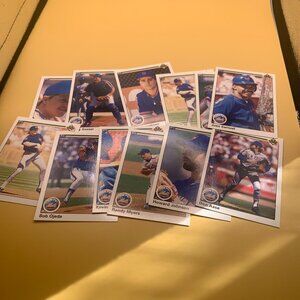 12ct 1990 Upper Deck New York Mets Baseball Trading Cards NRMT